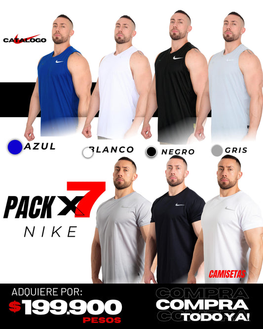 PACK X7 - 3 CAMISETAS Y 4 ESQUELETOS